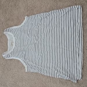 Current Elliott Muscle Tank - Size 3 Black and White Stripe